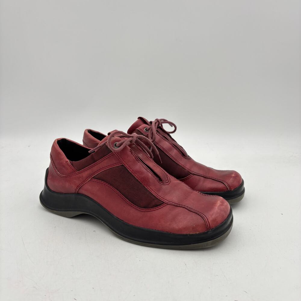 Vintage Y2K Nine West Cloud 9 Willows Chunky Leather Sneakers Shoes Women's 7.5M